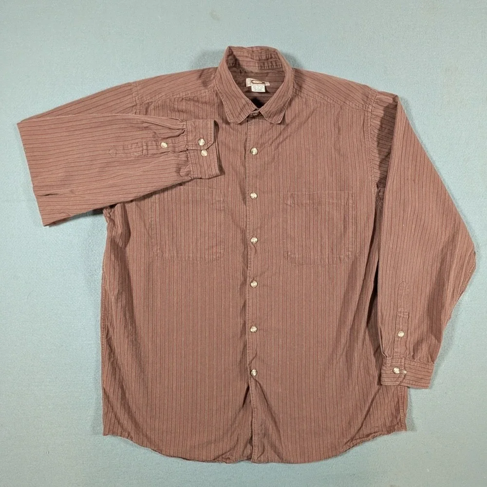 Banana Republic Button Down Shirt Mens Size Large Striped Mill Valley Vintage